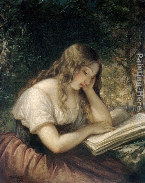 Daniel Huntington Study In A Wood